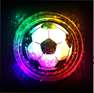 vektör futbol arka plan