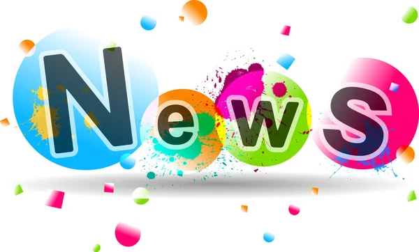 Creative news design — Stock Vector