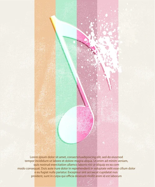 Music theme background — Stock Vector