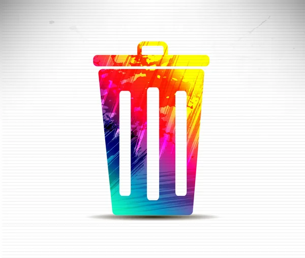 Trash icon — Stock Vector