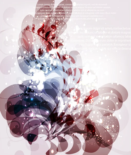 Αφηρημένα φόντο λουλούδι για το σχεδιασμό. — Διανυσματικό Αρχείο