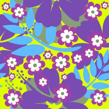 Dikişsiz hibiscus çiçek arka plan