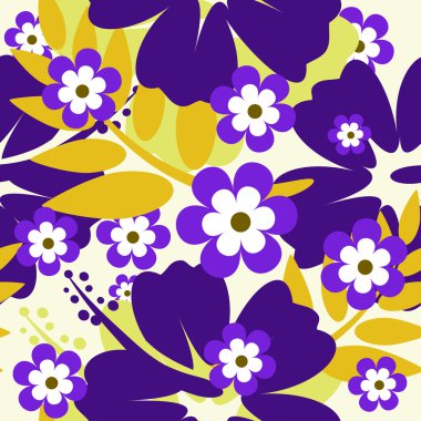 Dikişsiz hibiscus çiçek arka plan