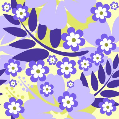 Dikişsiz hibiscus çiçek arka plan