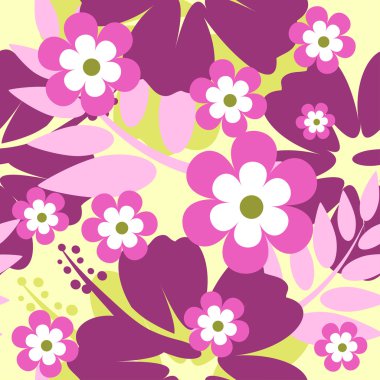 Dikişsiz hibiscus çiçek arka plan