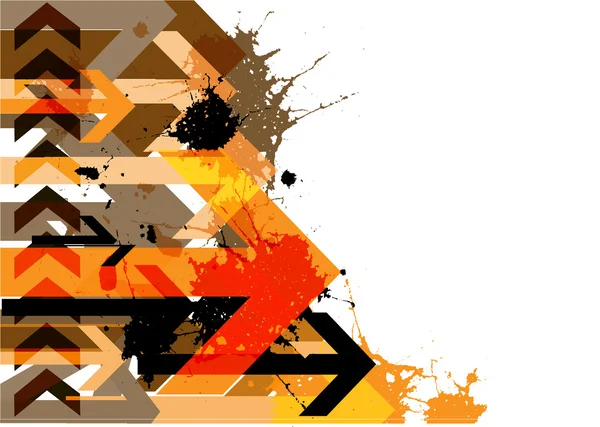 Zeitgenössische Kunst abstrakter Grunge-Hintergrund — Stockvektor