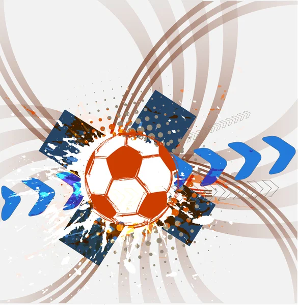 Banner de fútbol Vector . — Vector de stock