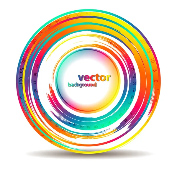 Banner colorido abstrato — Vetor de Stock