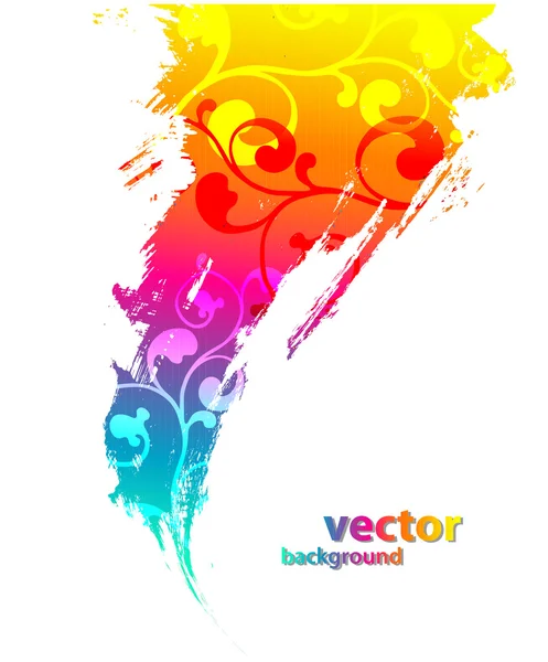 Flor fundo abstrato para design — Vetor de Stock