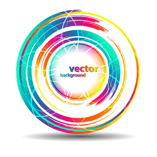 Banner colorido abstracto — Vector de stock