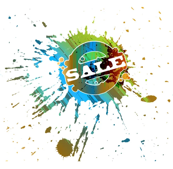 Сучасний колір марки SALE — стоковий вектор