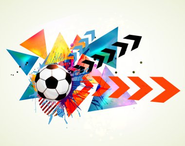 vektör futbol arka plan