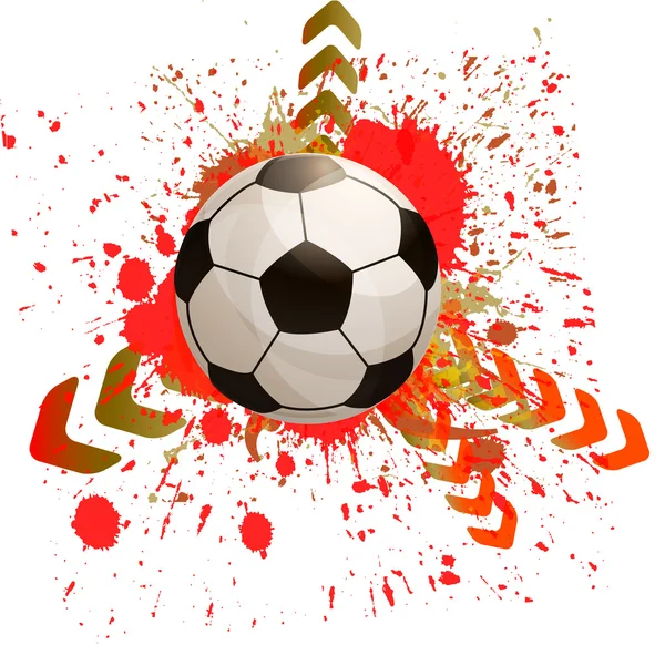 Voetbal banner. — Stockvector