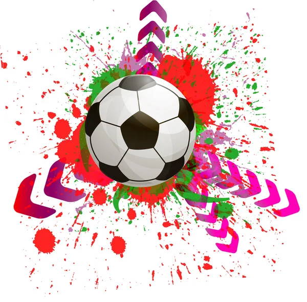Bannière football . — Image vectorielle