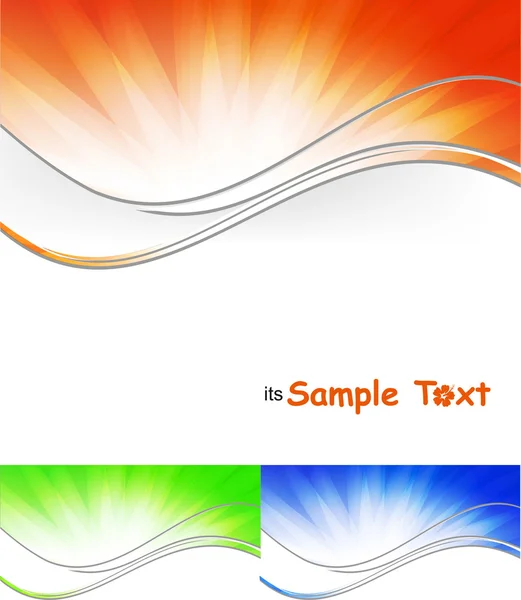 Abstract vector banner — Stock Vector