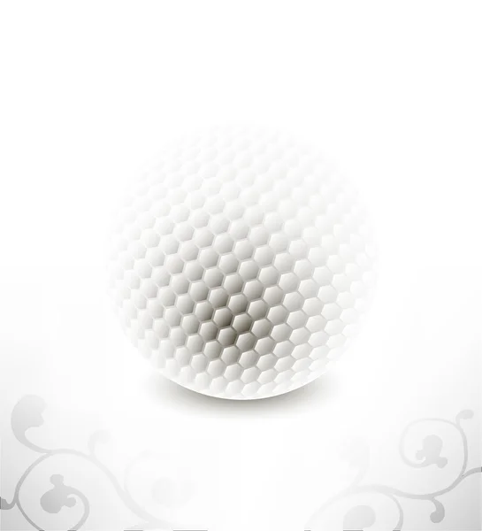 Golf ball. — Stock Vector