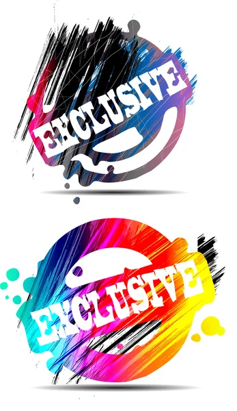 Color moderno Sello EXCLUSIVO — Vector de stock