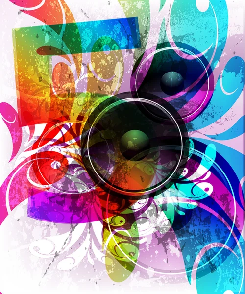 VECTOR Music Event Background — Stock Vector