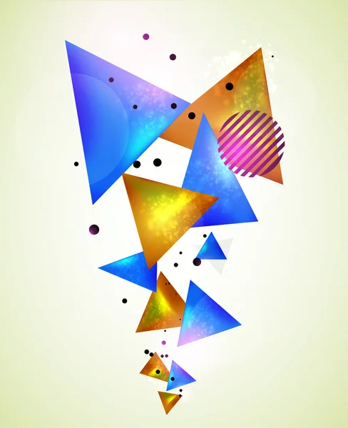 Abstracte geometrische vormen — Stockvector