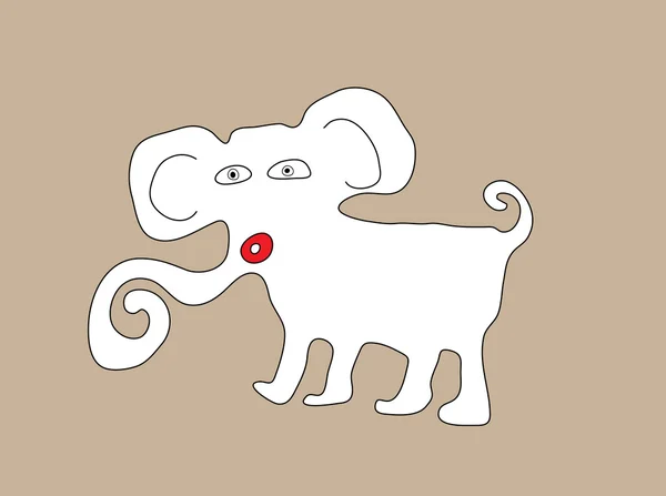 Éléphant — Image vectorielle