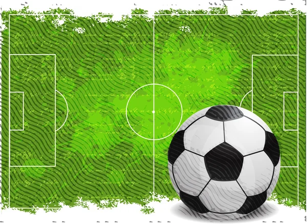 Vector voetbal banner. — Stockvector