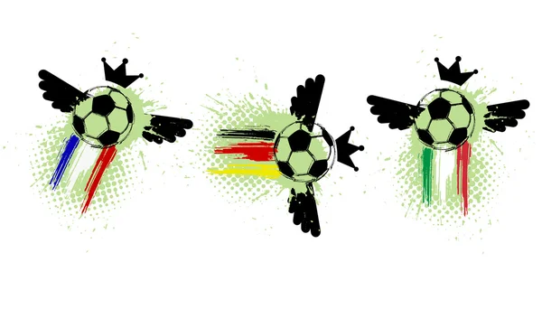 Banner de fútbol — Archivo Imágenes Vectoriales