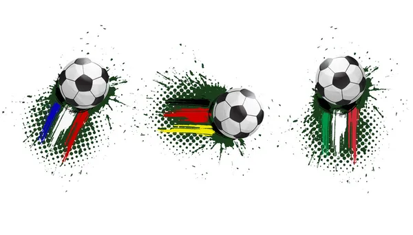 Soccer banner — Stock Vector