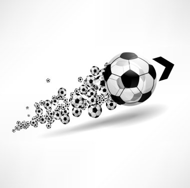 vektör futbol arka plan