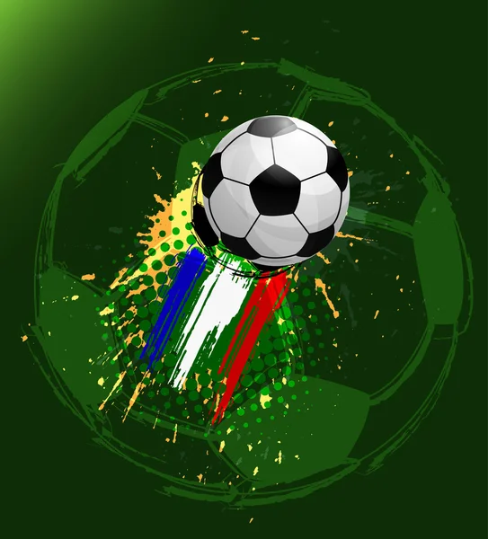 Banner de futebol — Vetor de Stock