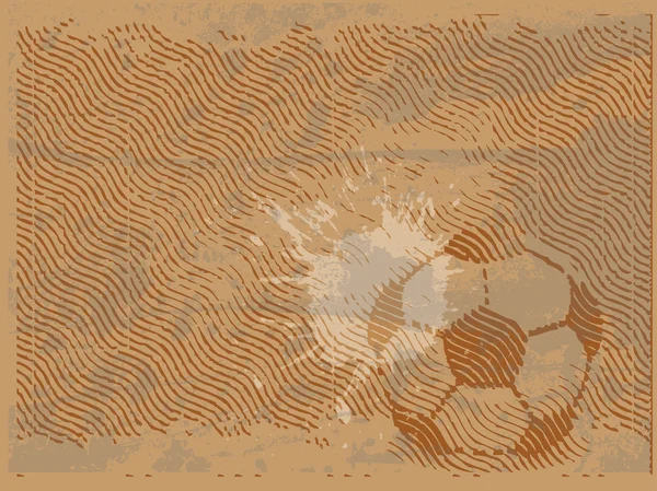 Abstract grunge soccer background design — Stock Vector