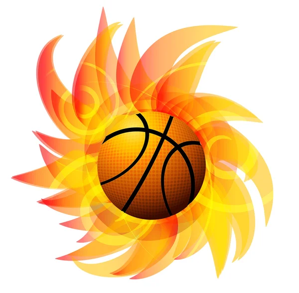 Elementos de diseño basketball — Vector de stock