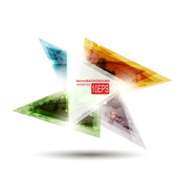 soyut renkli şekil tasarım konsepti.