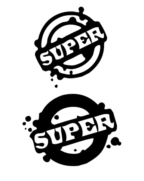 Super Stamp — Stock Vector