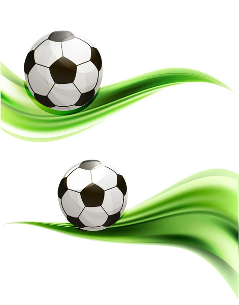 Vector voetbal banner — Stockvector