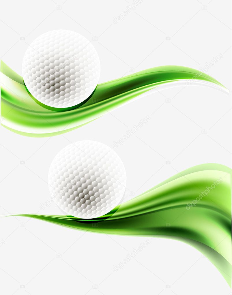 Vector golf design element