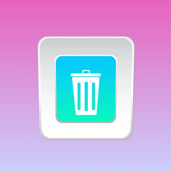 Trash icon — Stock Vector