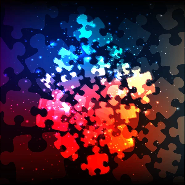 Puzzle fond — Image vectorielle