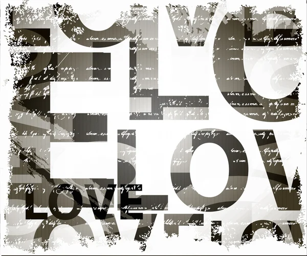 Love shape pattern in vector Stock Illustration
