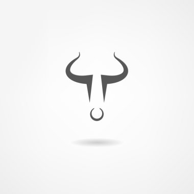 bull icon clipart