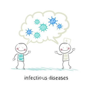 Enfeksiyon hastalıkları uzmanı olan bir hastam hakkında infecti diyor.
