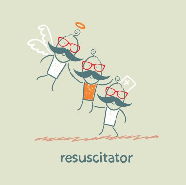resuscitator melek alarak hastalar devam ediyor.