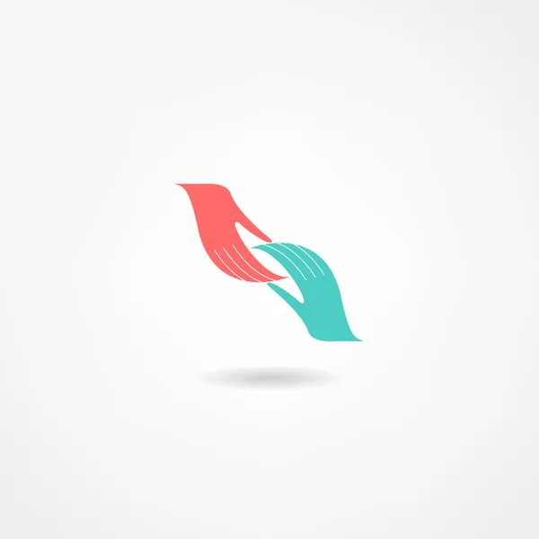 Icono de mano — Vector de stock