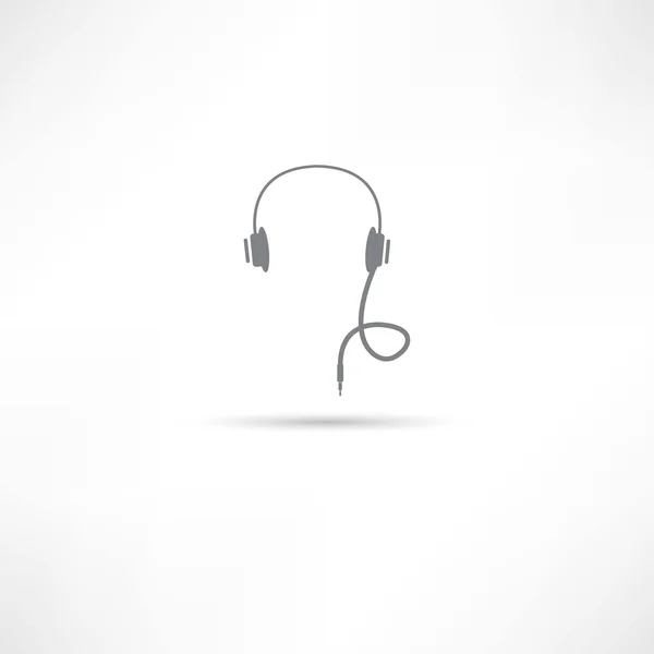 Icono de auriculares — Vector de stock