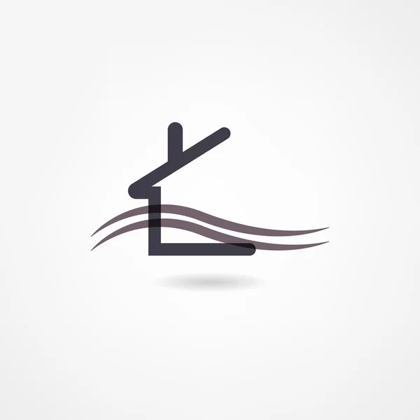 เฮาส์ ไอคอน — ภาพเวกเตอร์สต็อก