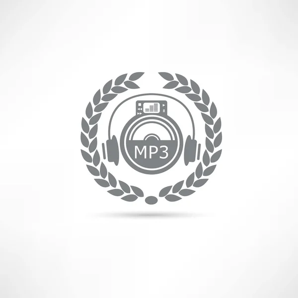 Mp3 player icon — Stock Vector