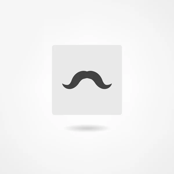 Mustache icon — Stock Vector