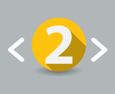 iki düz tasarım simgesi