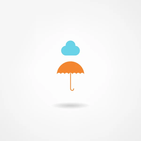 Umbrella icon — Stock Vector