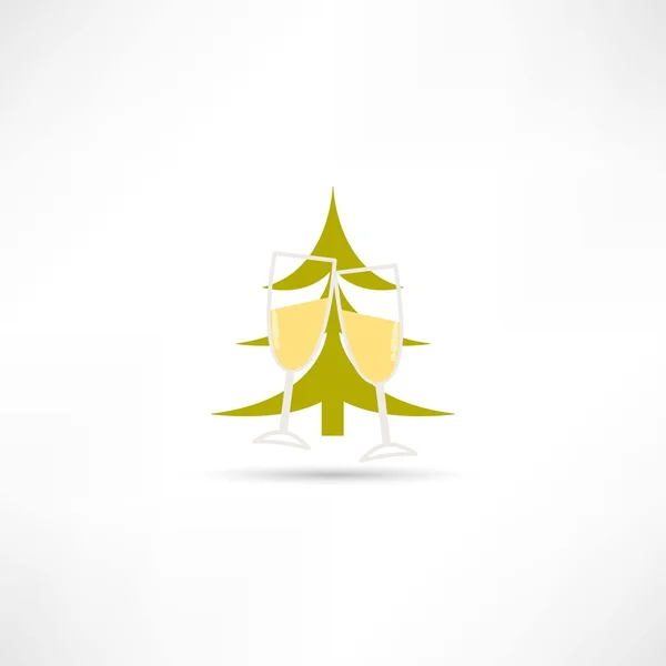 Kerstmis pictogram — Stockvector