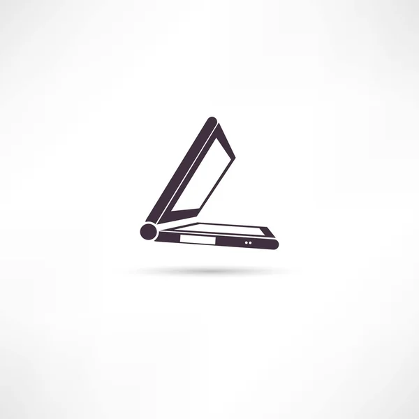 Icona dei computer portatili — Vettoriale Stock